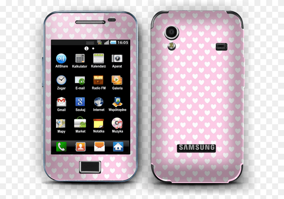 Cute Hearts Skin Galaxy Ace, Electronics, Mobile Phone, Phone, Pattern Png Image