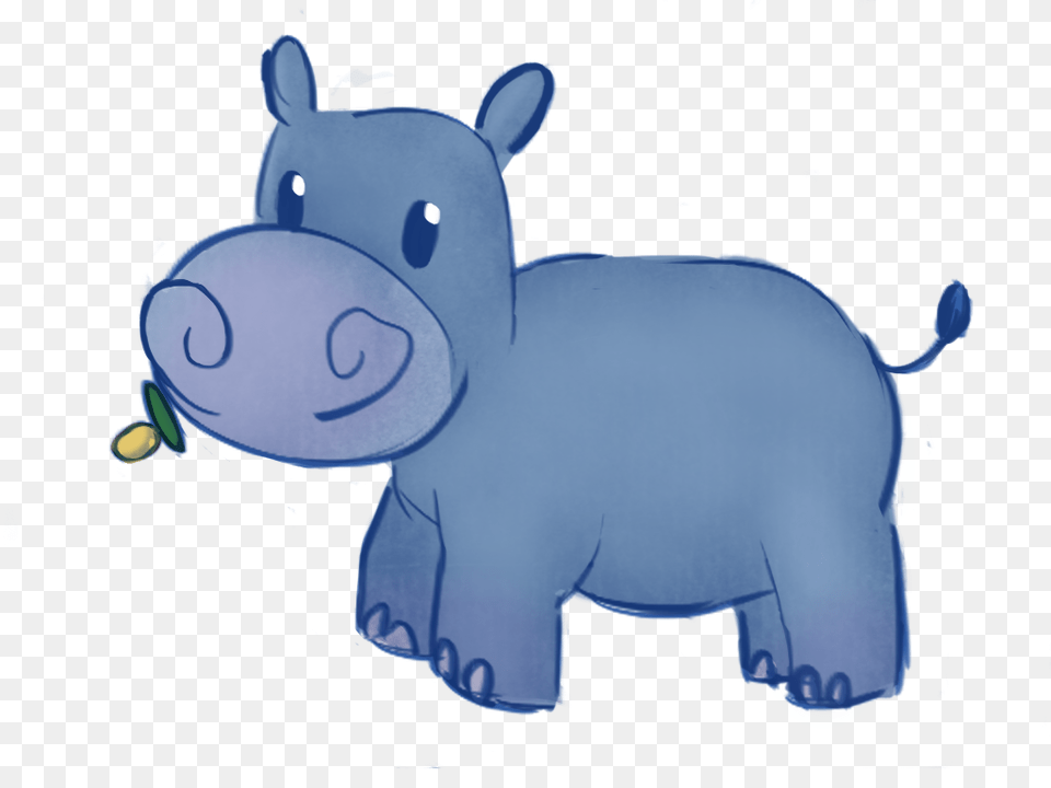 Cute Hippo, Animal, Mammal, Pig, Bird Free Png