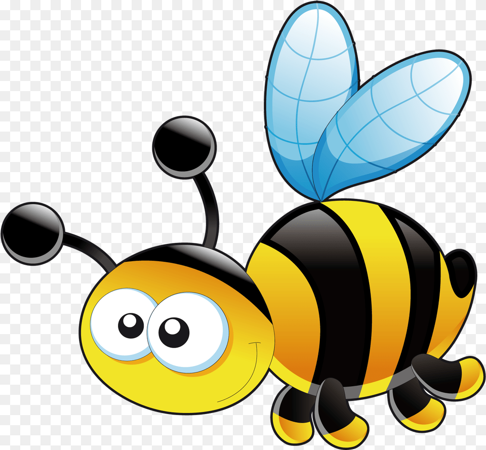 Cute Honey Bee Picture Animals That Fly Clipart, Animal, Insect, Invertebrate, Wasp Free Png