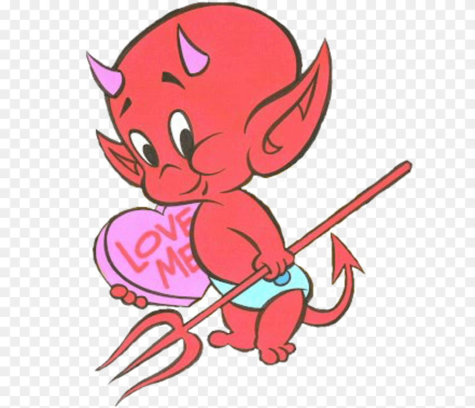 Cute Hot Stuff The Little Devil, Cupid Free Transparent Png