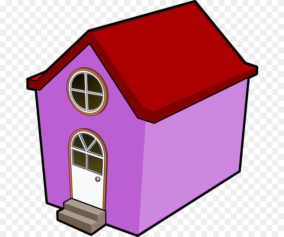 Cute House Clip Art, Dog House, Mailbox Free Png