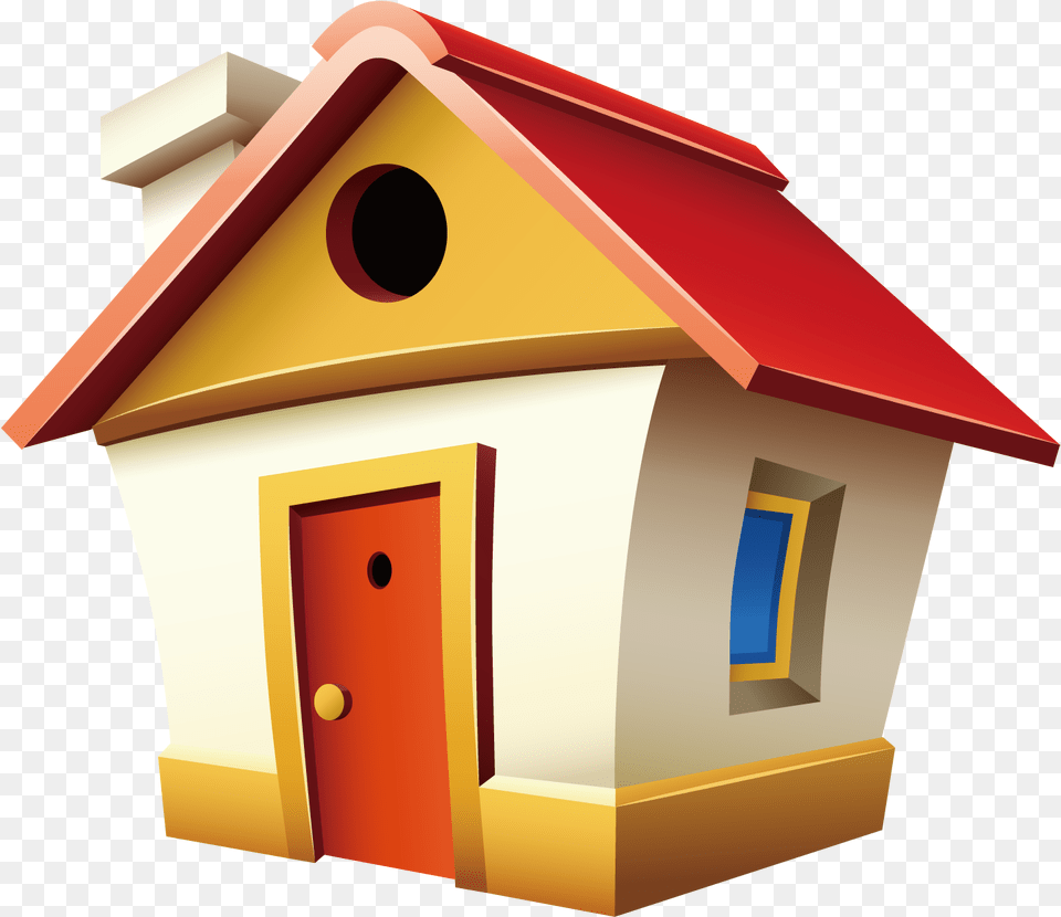 Cute House Clipart Casa Cartoon, Mailbox, Dog House, Outdoors Free Png