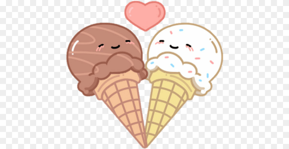Cute Ice Cream Cartoon Ice Cream Cartoon Love, Dessert, Food, Ice Cream, Baby Png Image
