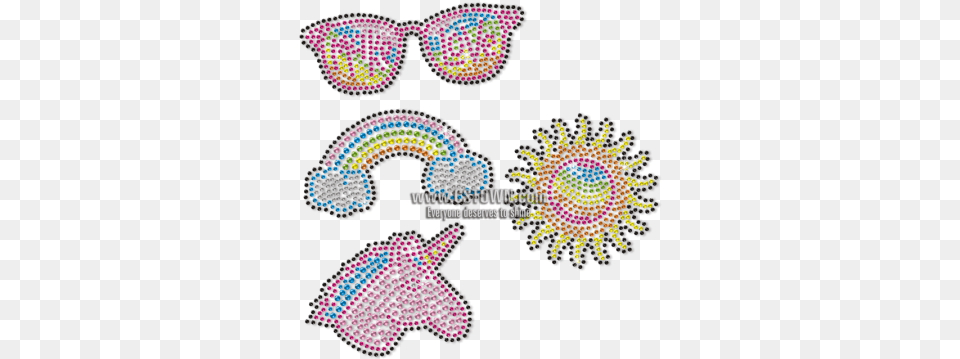 Cute Icon Sunglasses Rainbow Unicorn Ella Rose Wine, Accessories, Bead, Earring, Jewelry Free Transparent Png