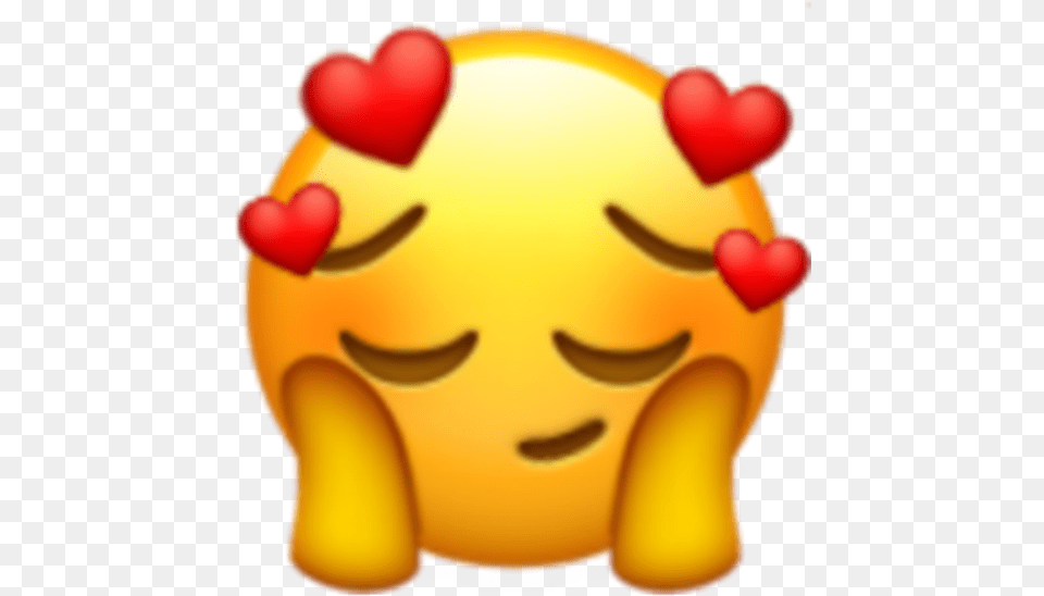 Cute In Love Emoji Aesthetic Free Png