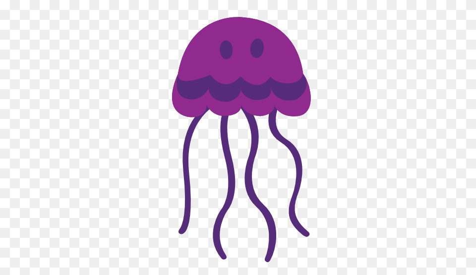 Cute Jellyfish Clipart, Animal, Invertebrate, Sea Life Png