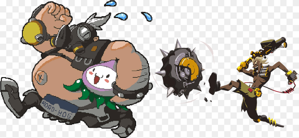 Cute Junkrat And Roadhog, Person, Baby Free Png