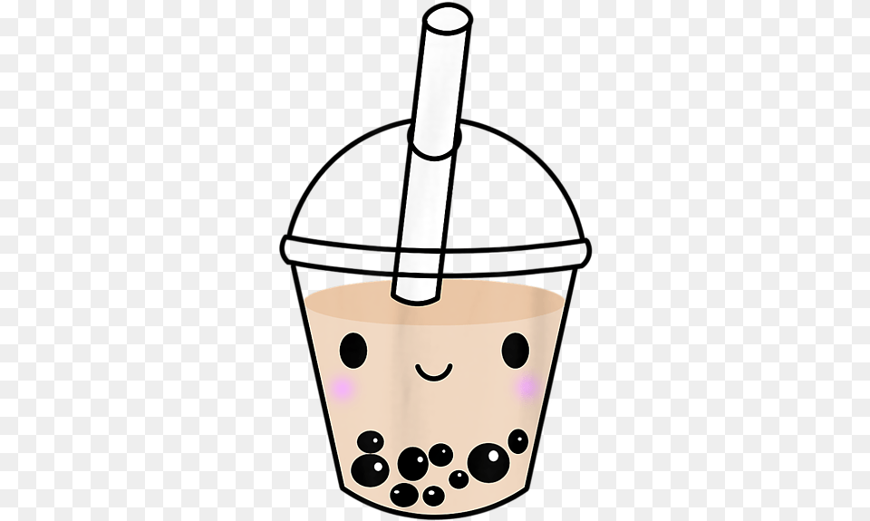 Cute Kawaii Bubble Tea, Beverage Free Png Download