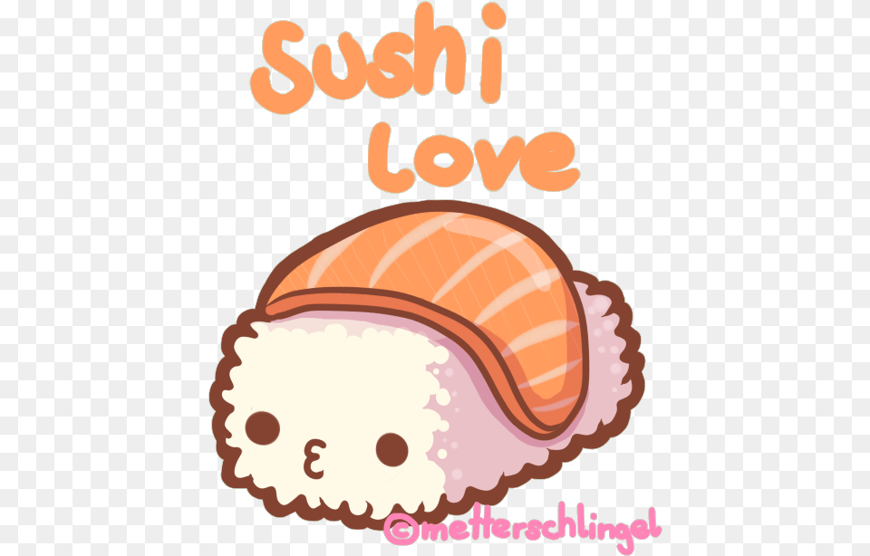 Cute Kawaii Exercise Clipart Sushi Kawaii Gif, Food, Meal, Dish, Birthday Cake Png Image