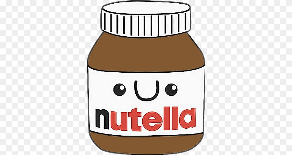 Cute Kawaii Food Nutella, Jar, Peanut Butter, First Aid Free Png