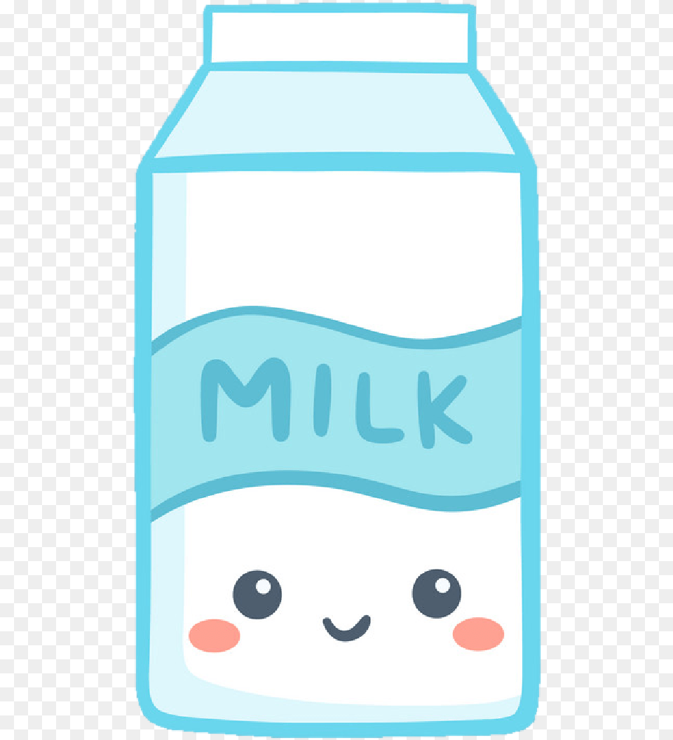 Cute Kawaii Milk Carton, Beverage, Jar, Bottle, Dairy Free Png Download