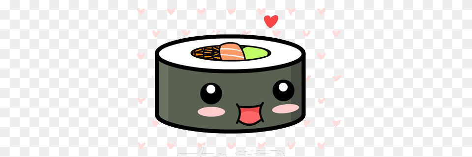 Cute Kawaii Sushi, Disk, Tin, Paper, Aluminium Png Image