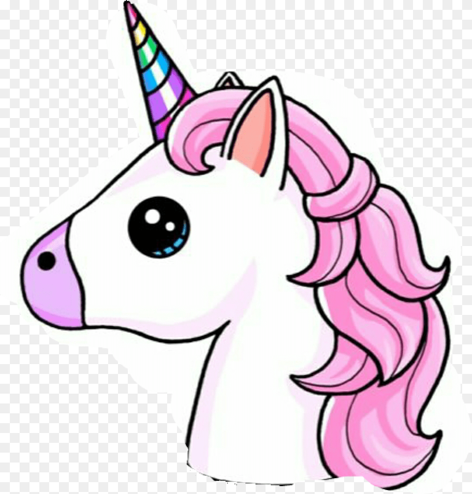 Cute Kawaii Unicorn, Baby, Person, Clothing, Hat Png Image