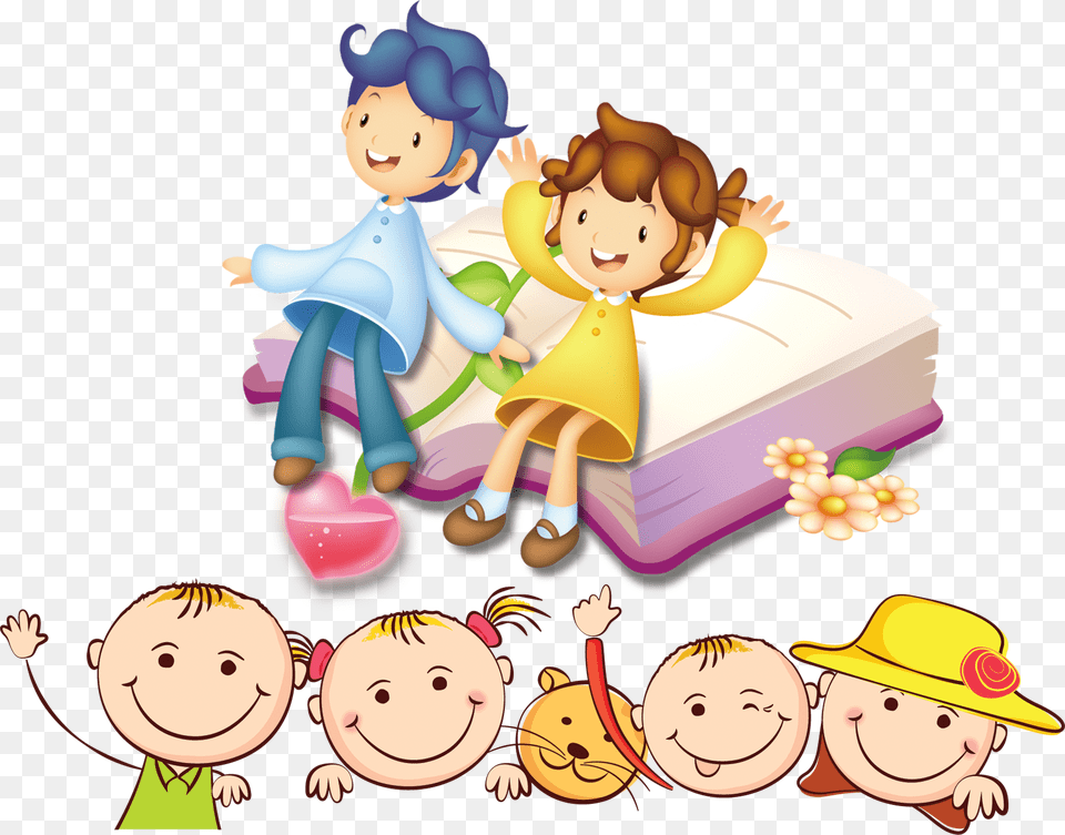 Cute Kids Cartoon Child Hd Free Transparent Png