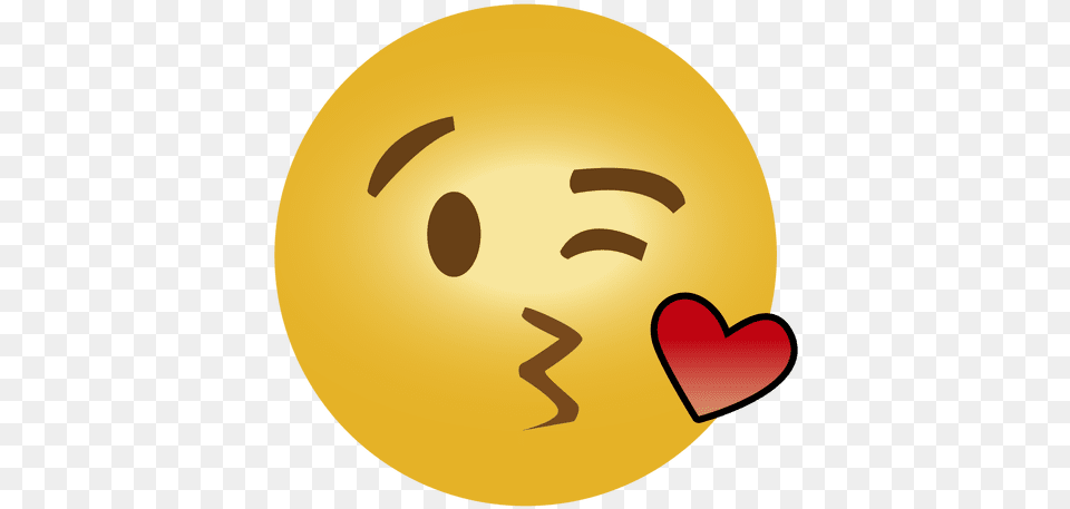 Cute Kissing Emoji Emoticon U0026 Svg Vector File Kiss Emoji Background, Disk Png
