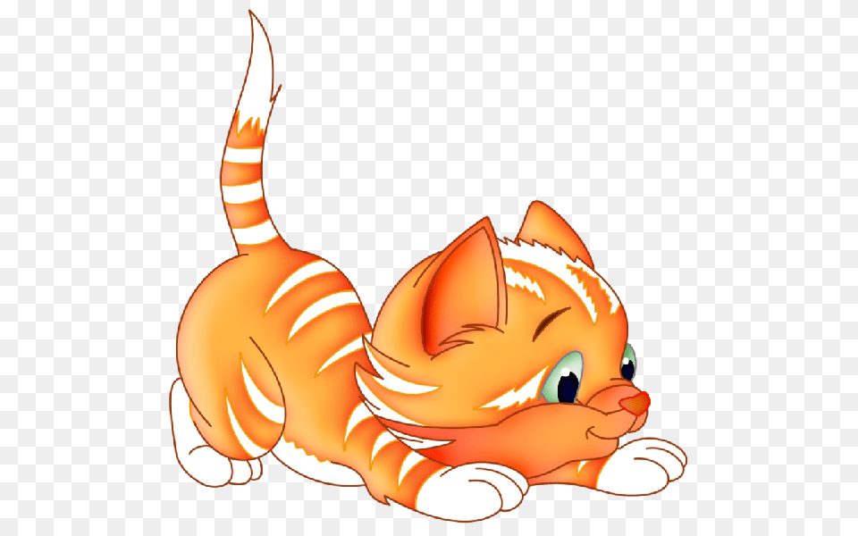 Cute Kitten Clipart Desktop Backgrounds, Animal, Cat, Mammal, Pet Png Image