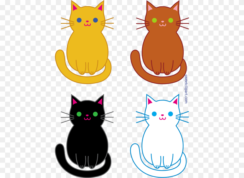 Cute Kittens Clip Art, Animal, Cat, Mammal, Pet Free Png