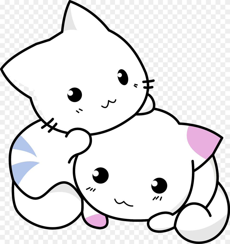 Cute Kittens Playing Clipart, Plush, Toy Free Png Download