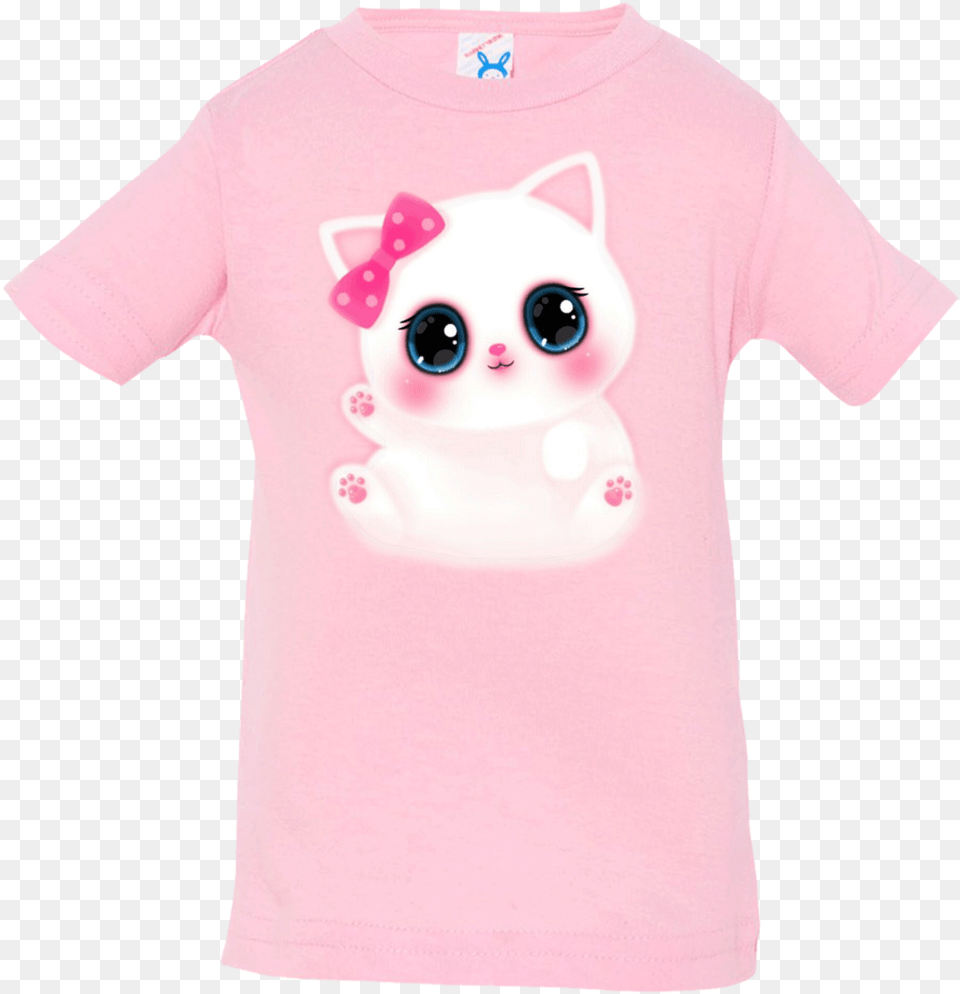 Cute Kitty Infant T Shirt Cartoon, Clothing, T-shirt Png