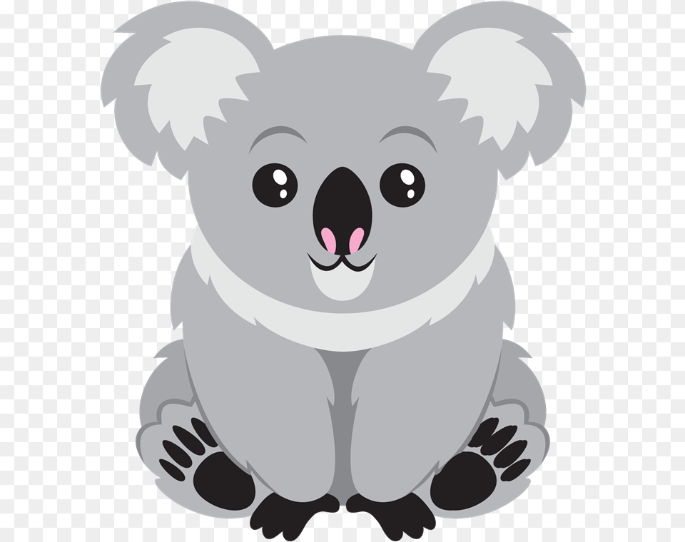 Cute Koala Clipart Image Animal, Wildlife, Mammal, Bear, Face Free Transparent Png