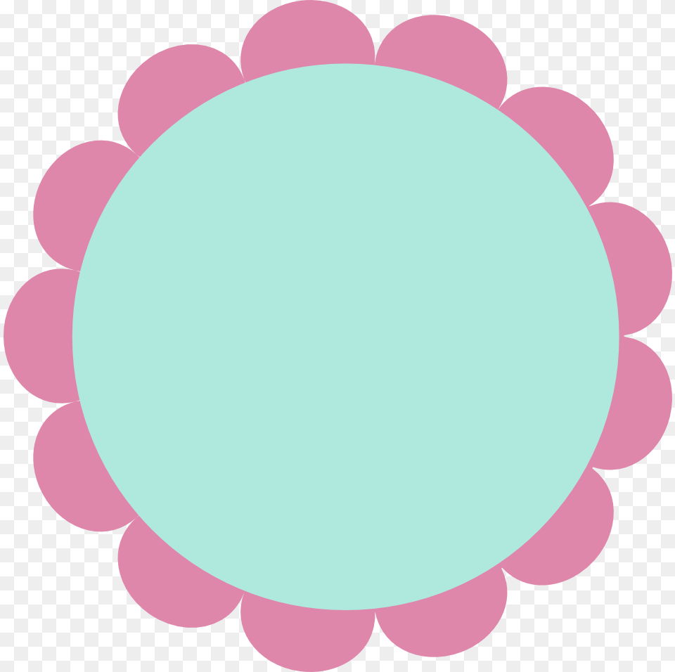 Cute Label Clipart Frame Vector Cute, Oval, Sphere Free Png Download