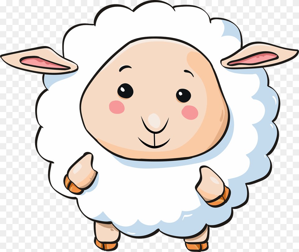 Cute Lamb Clipart, Livestock, Face, Head, Person Free Png Download