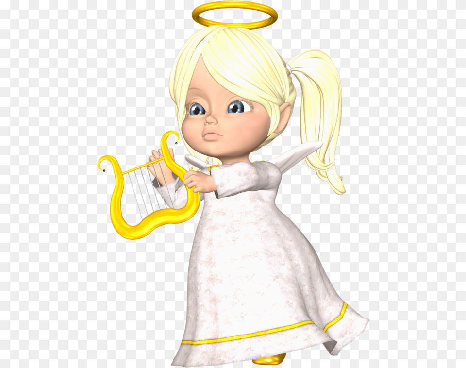Cute Large Blond Angel Clipart Clip Art, Doll, Toy, Face, Head Free Png Download