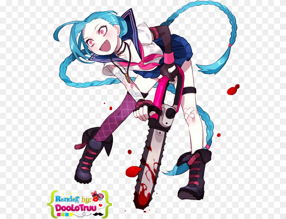 Cute League Of Legends Jinx, Book, Comics, Publication, Baby Free Transparent Png