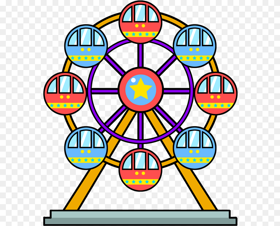 Cute Lighthouse Clipart, Amusement Park, Ferris Wheel, Fun, Dynamite Free Png Download