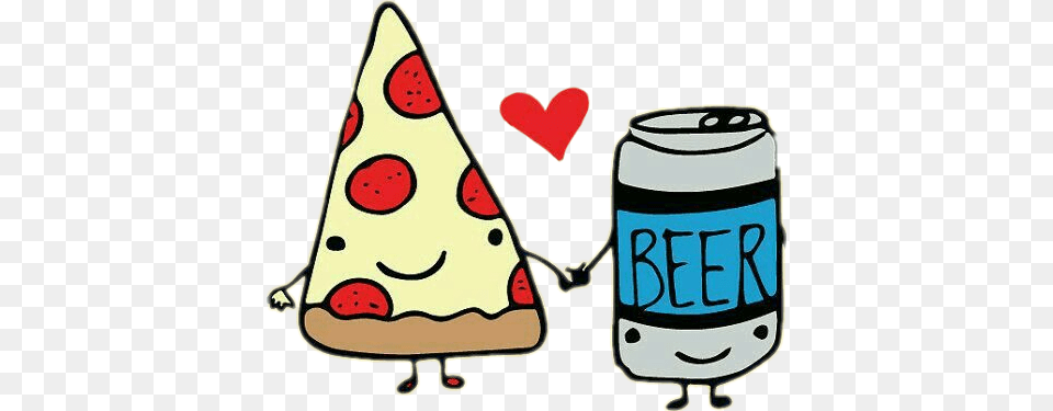 Cute Lindo Pizza Lata Pareja International Beer And Pizza Day Free Transparent Png