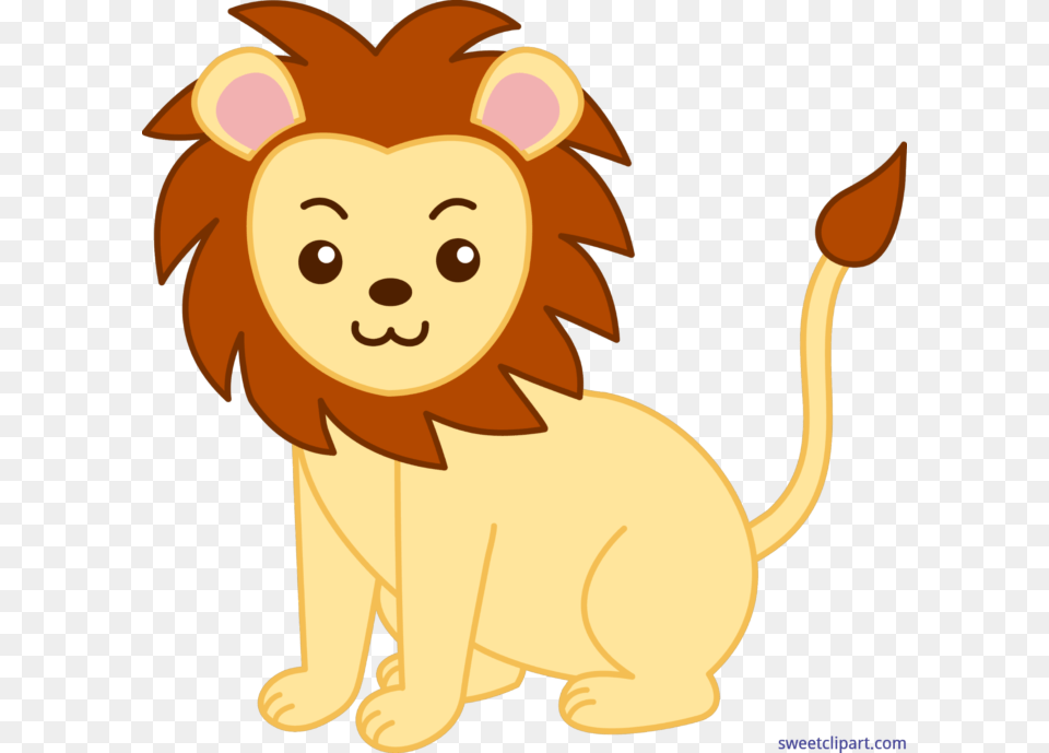 Cute Lion Clip Art, Animal, Mammal, Wildlife, Face Free Png