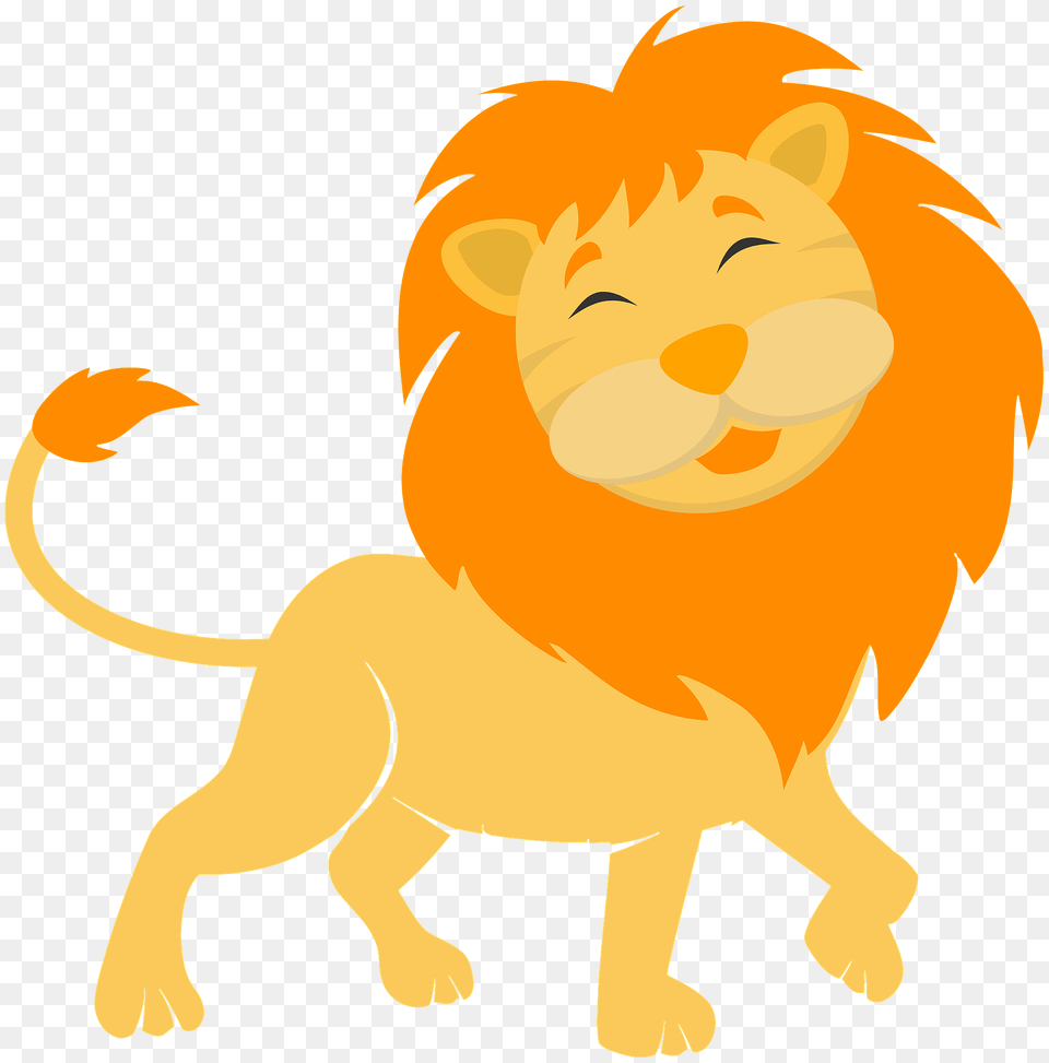 Cute Lion Clipart, Animal, Mammal, Wildlife, Bear Free Png Download