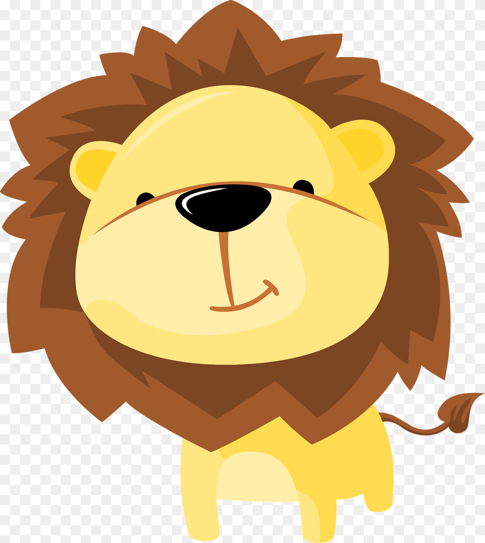 Cute Lion Clipart, Animal, Cartoon, Mammal, Wildlife Free Png