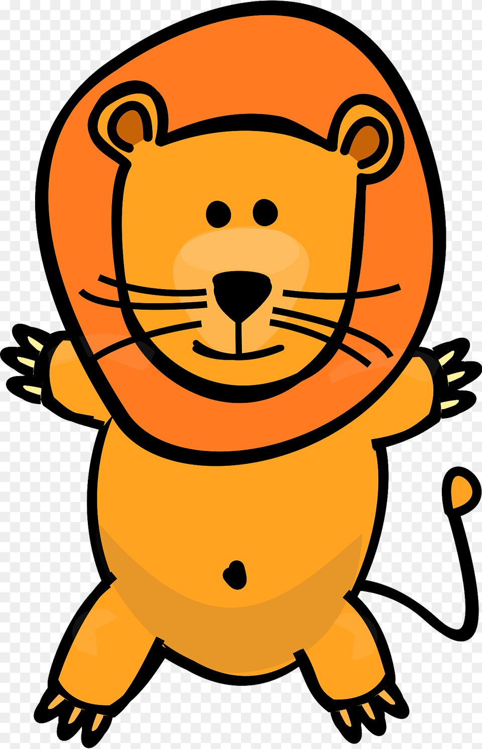 Cute Lion Clipart, Animal, Mammal, Wildlife, Rodent Free Transparent Png