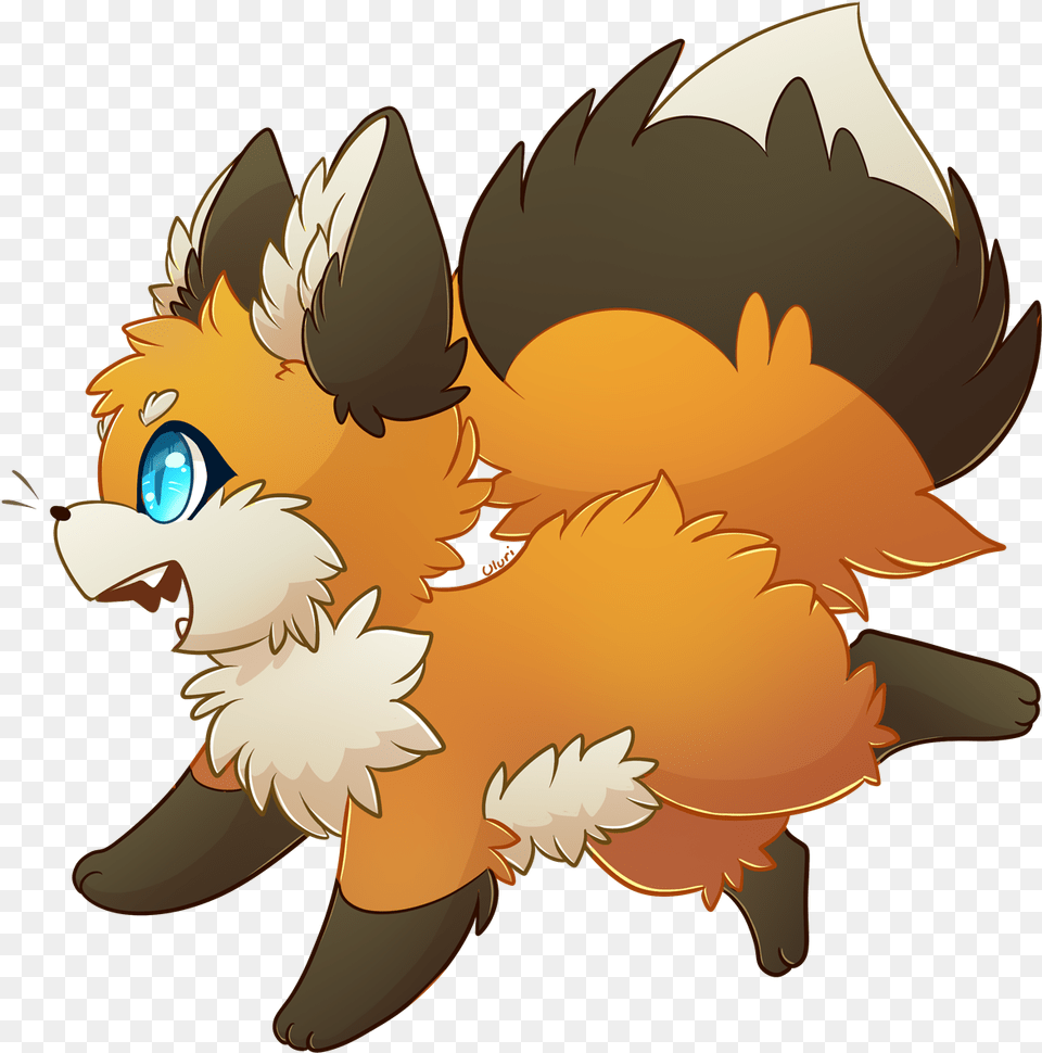 Cute Little Chibi Fox Cute Chibi Fox, Baby, Person, Animal Png Image