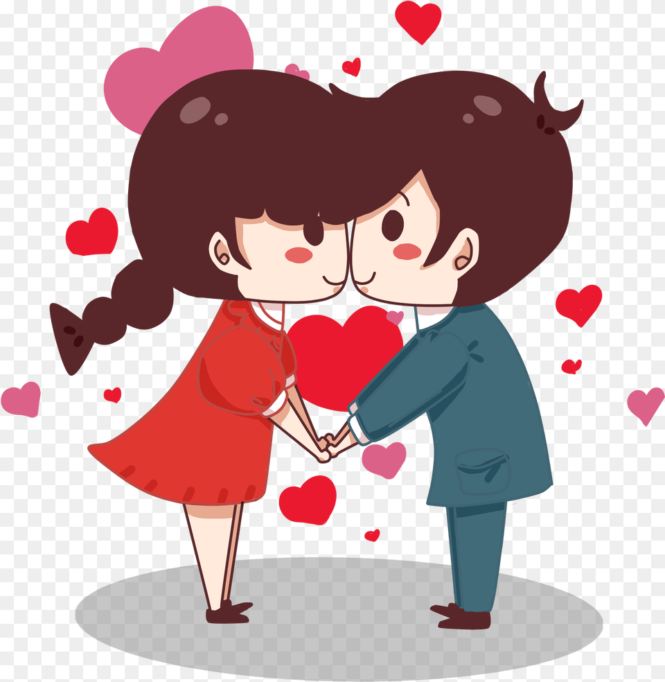 Cute Little Couple Love Romantic Valentine Day, Body Part, Hand, Person, Book Png Image