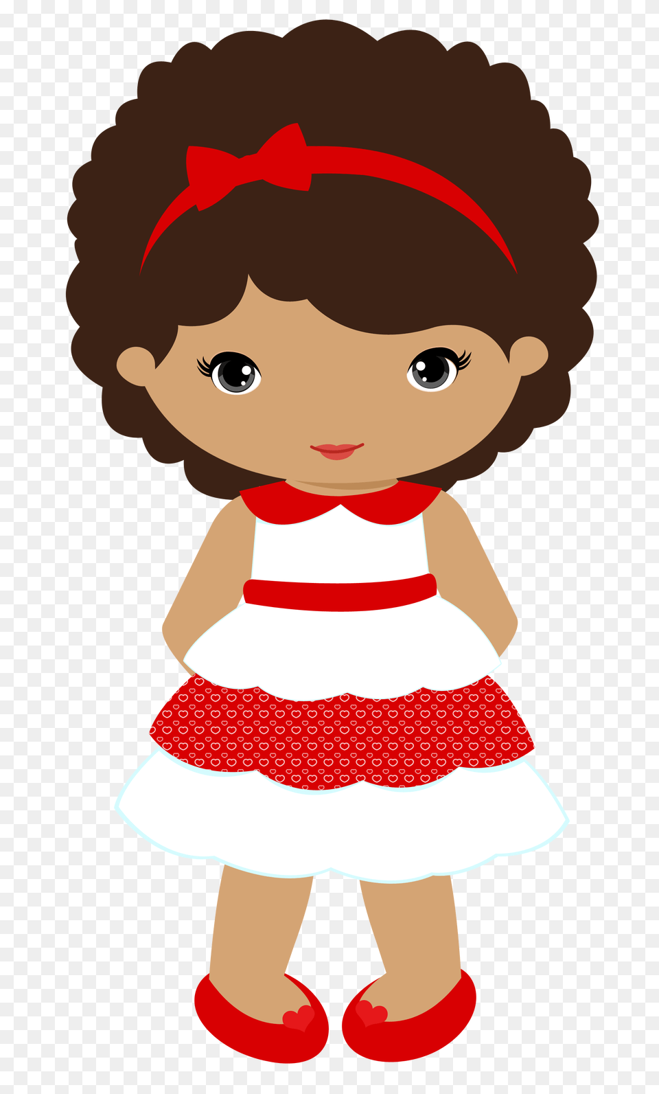Cute Little Girl Saying Clipart Collection, Doll, Toy, Baby, Person Png Image