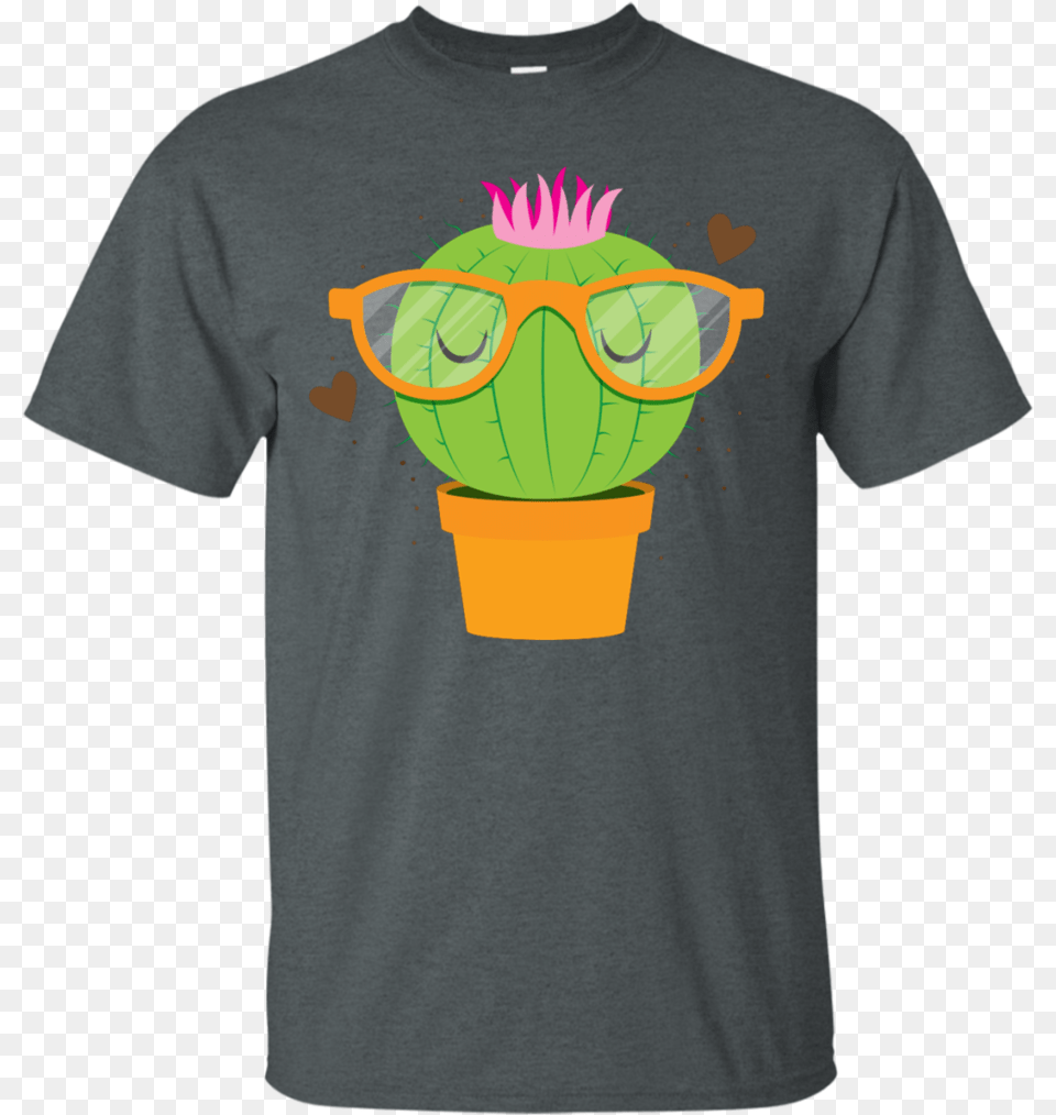 Cute Little Hipster Sleeping Cactus T Shirt Amp Hoodie T Shirt, Clothing, T-shirt, Flower, Plant Free Png