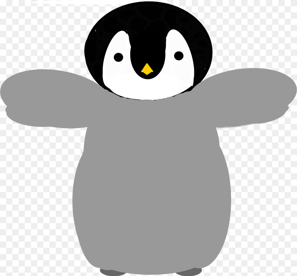 Cute Little Penguin Clipart, Animal, Bird, Nature, Outdoors Free Png