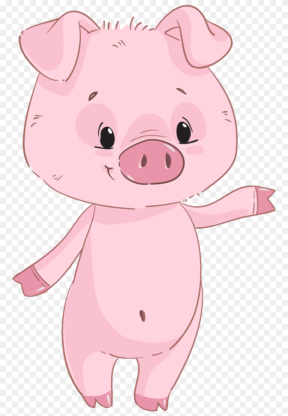 Cute Little Pig Clipart, Animal, Mammal, Nature, Outdoors Free Transparent Png