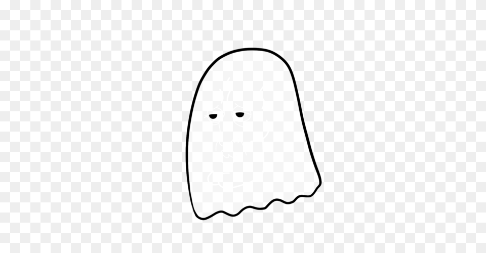 Cute Little Semi Transparent Sleepy Ghost To Drag Around Via Tumblr, Clothing, Hat, Cap, Silhouette Free Png