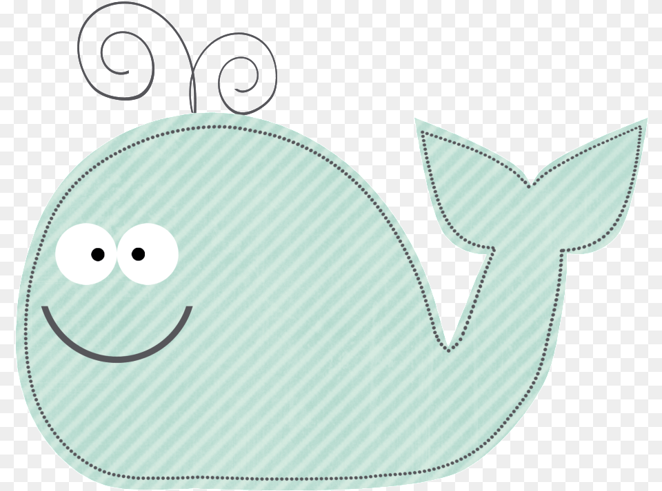 Cute Little Whale Clip Art, Applique, Pattern, Home Decor, Cushion Free Png Download