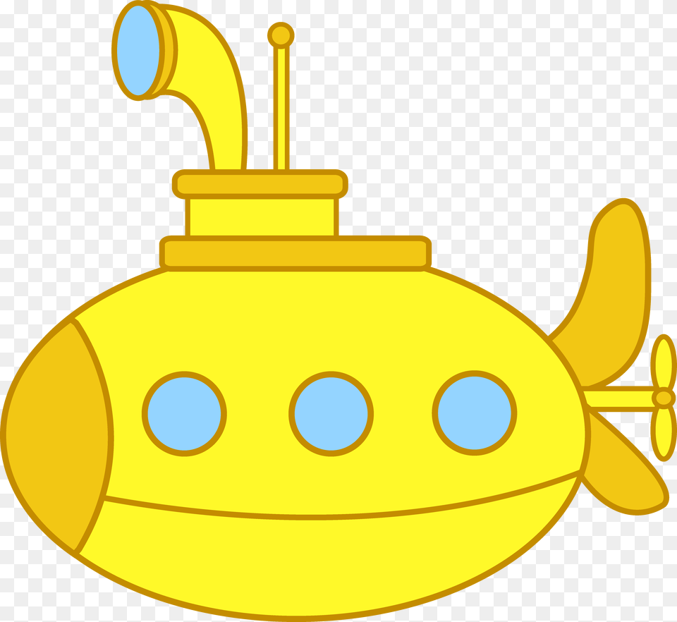 Cute Little Yellow Submarine, Bulldozer, Machine Png