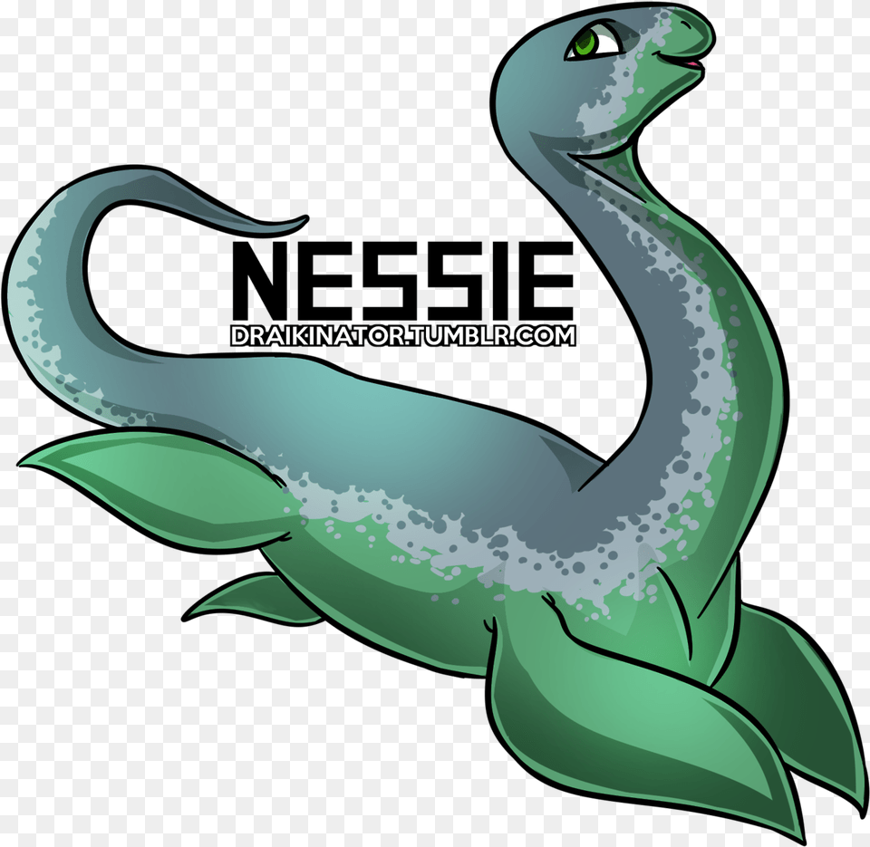 Cute Loch Ness Monster, Animal, Fish, Sea Life, Shark Png Image