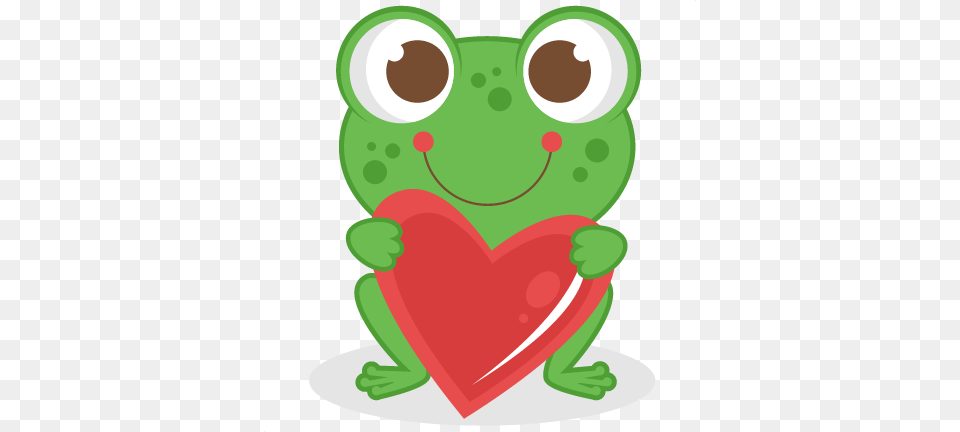 Cute Love Clipart, Amphibian, Animal, Frog, Wildlife Png Image