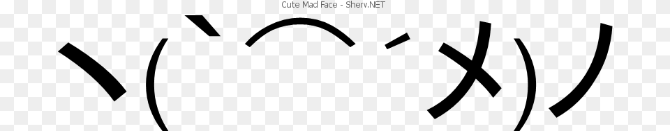 Cute Mad Face Text Emoticon Angry Text Face, Gray Png