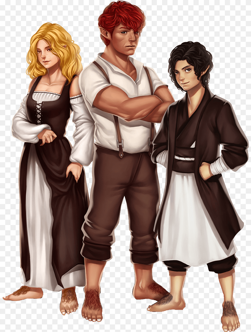 Cute Male Halfling, Adult, Publication, Person, Woman Png Image