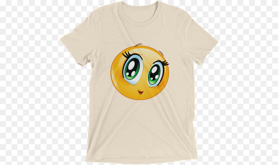Cute Manga Girl Emoji T Shirt T Shirt, Clothing, T-shirt Free Transparent Png