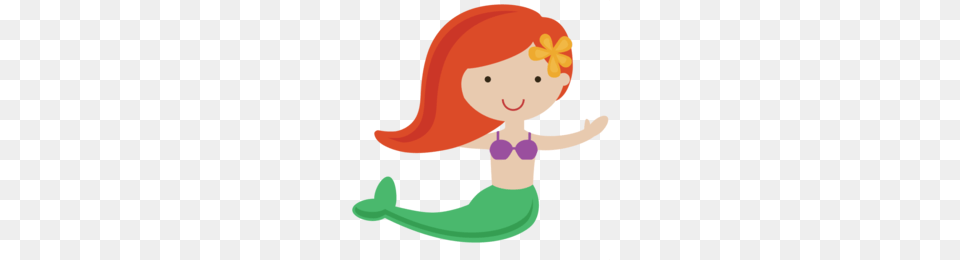 Cute Mermaid And Pirate Clipart, Clothing, Hat, Baby, Person Free Png