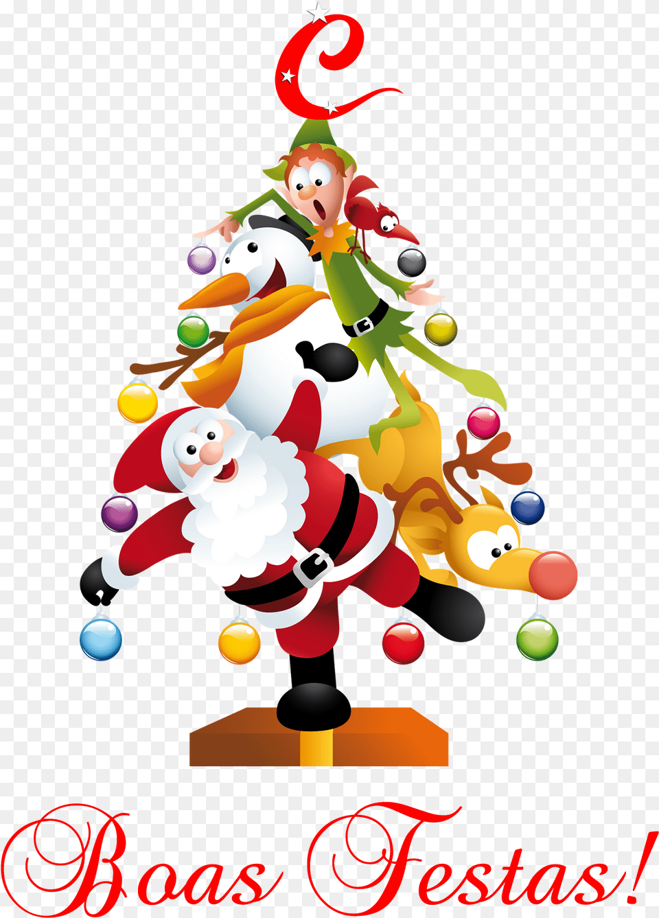 Cute Merry Christmas Tree, Animal, Bird, Penguin, Outdoors Png Image